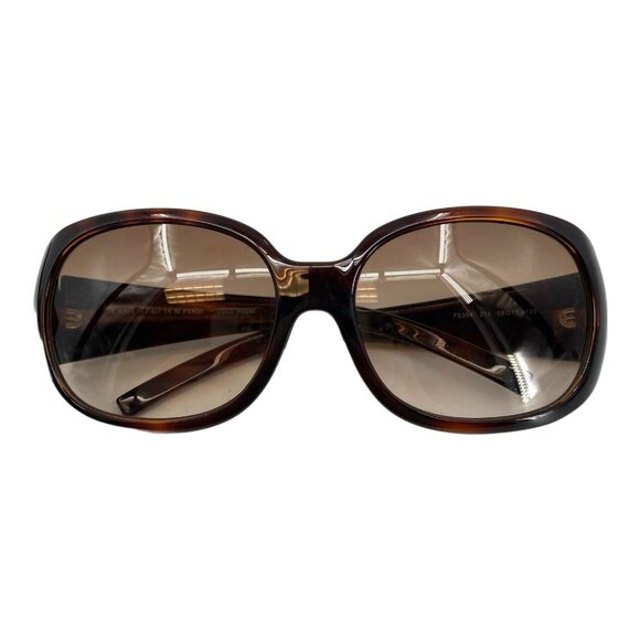 Fendi Brown Tortoiseshell FS354 215 Sunglasses | Stylish Accessory - Picture 1 of 9